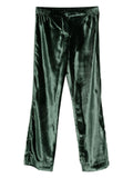 F.R.S . Velvet high-waisted trousers