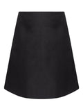Alexander McQueen Satin A-line skirt