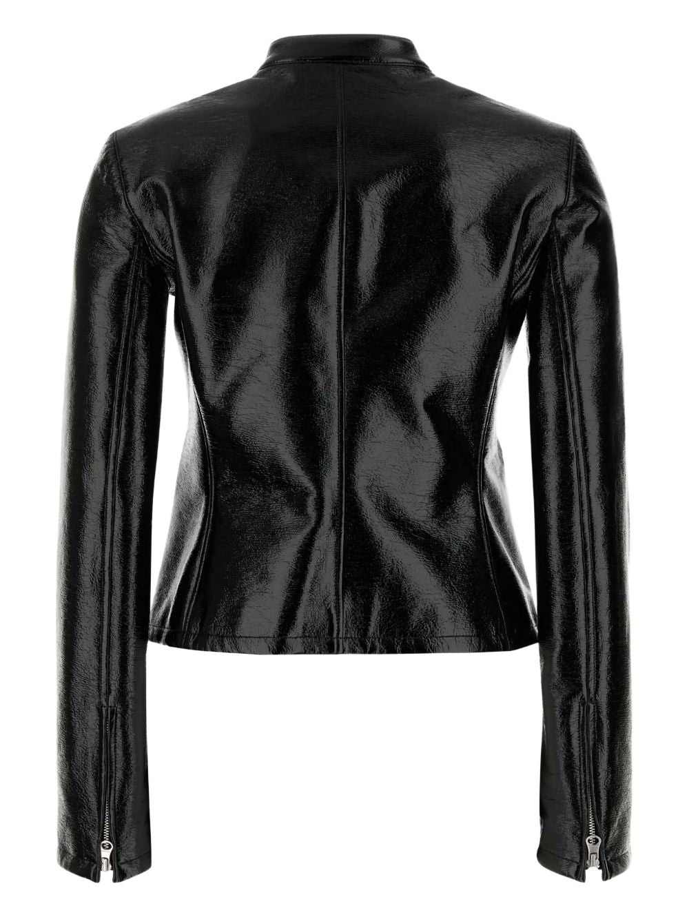 Courreges Pre Vinyl biker jacket