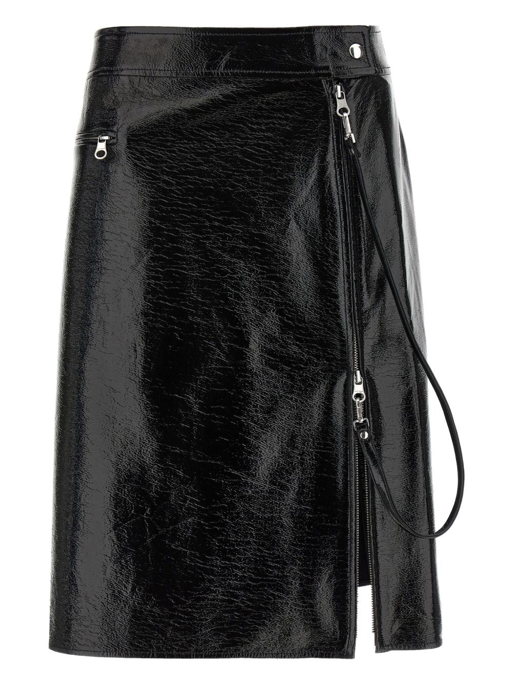 Courreges Pre Vynil midi skirt