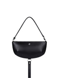 Courreges Pre half-moon leather shoulder bag