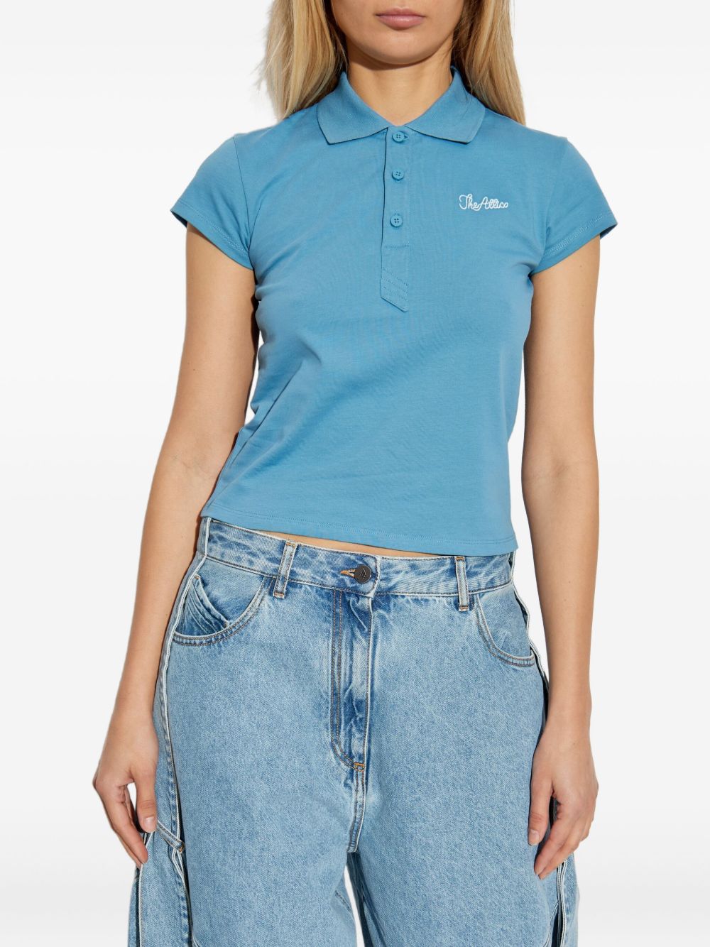 The Attico Jersey polo shirt
