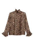 Alberto Biani Printed silk blouse