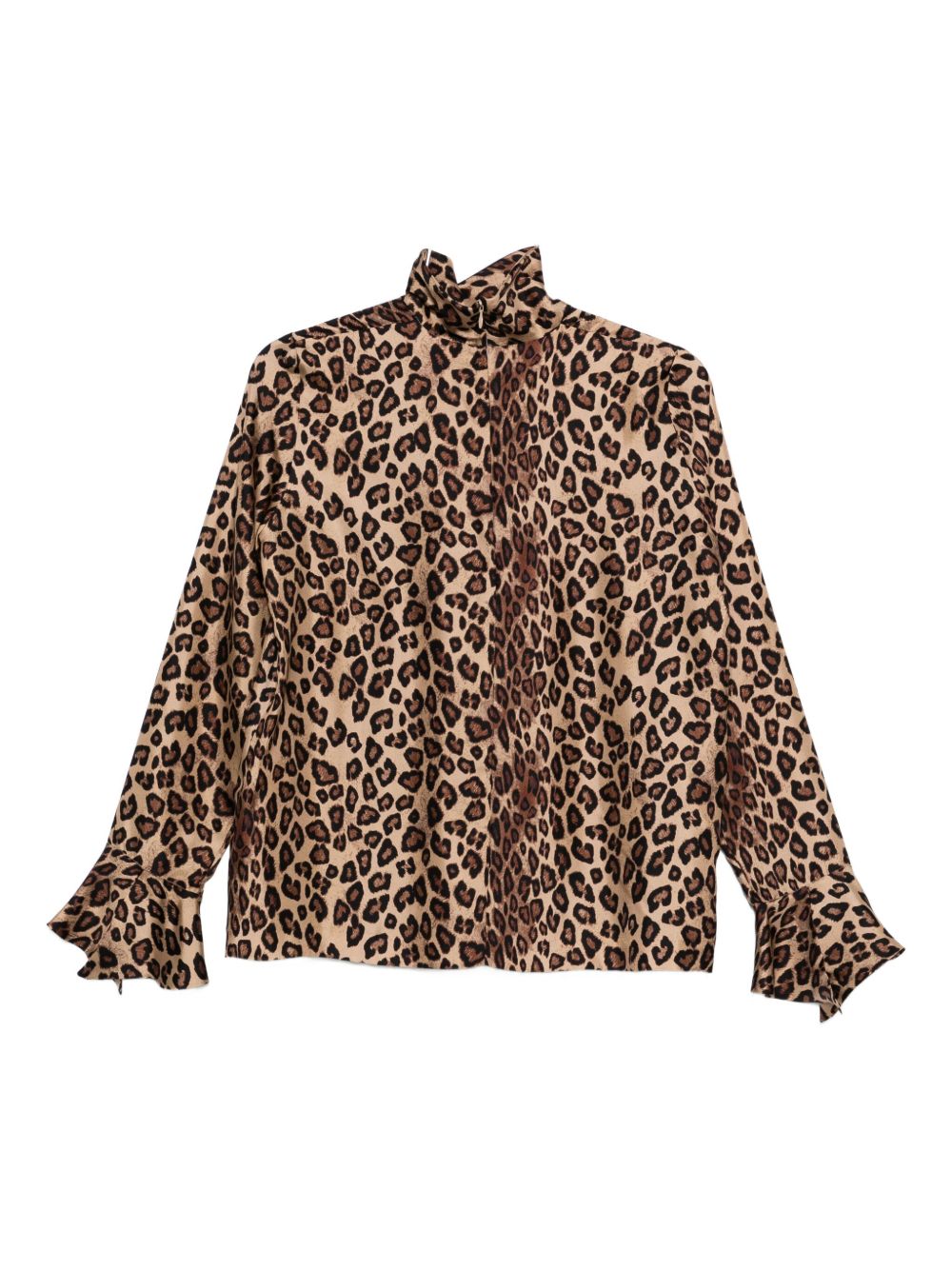 Alberto Biani Printed silk blouse