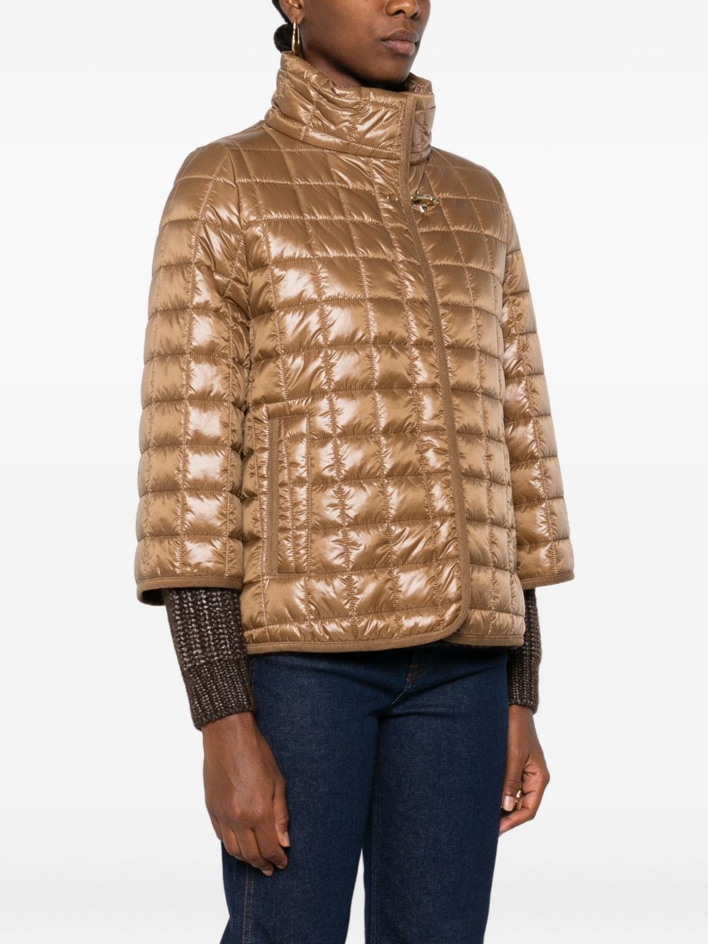 Fay Nylon quilted cape