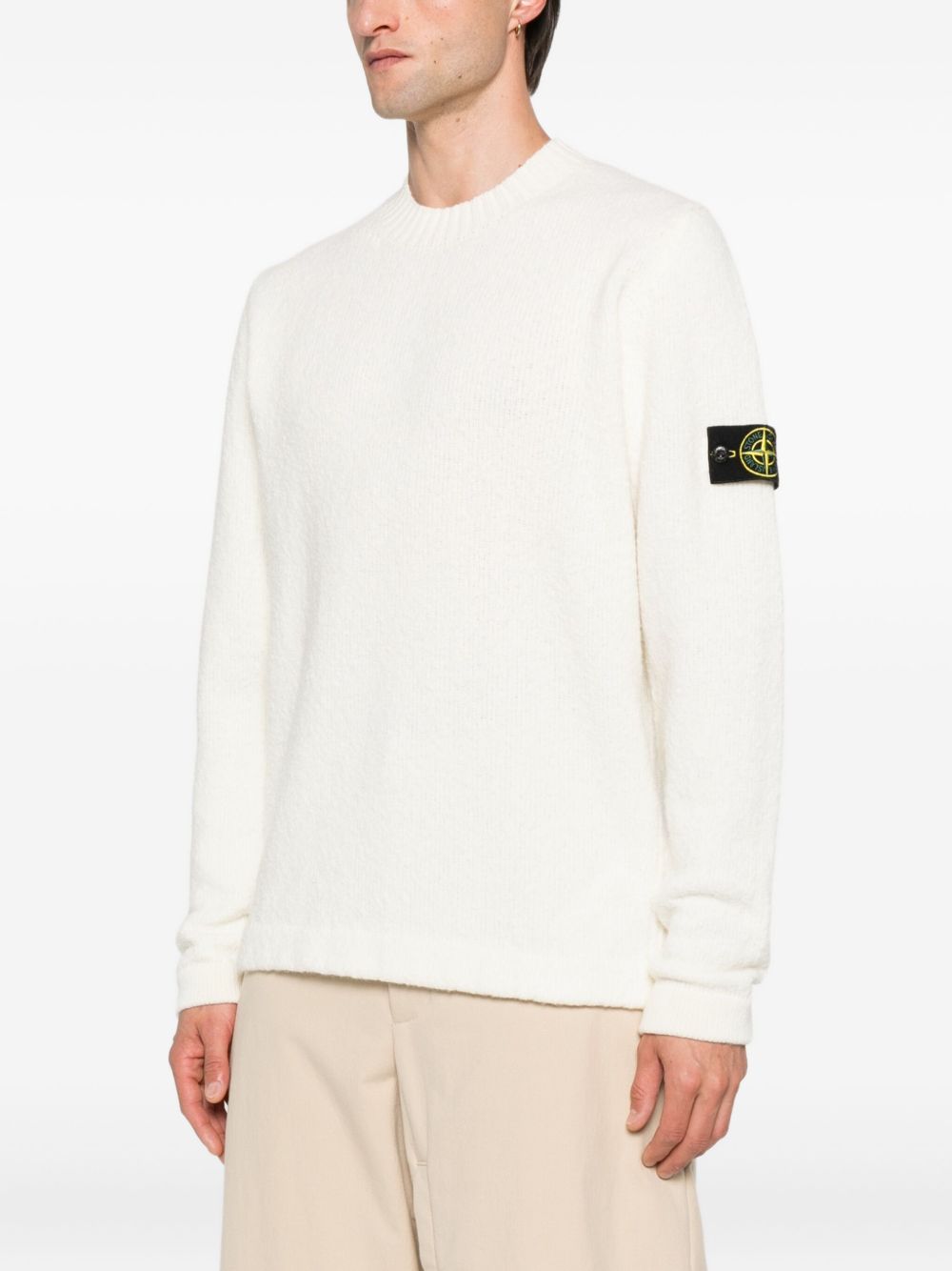Stone Island Wool blend crewneck sweater