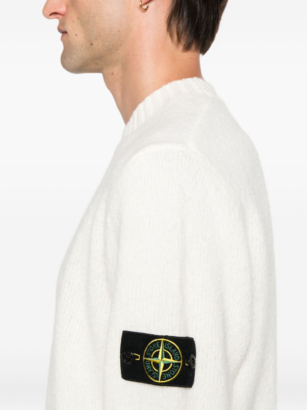 Stone Island Wool blend crewneck sweater