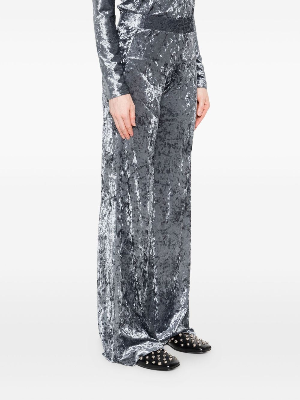 Forte Forte Velvet high-waisted trousers