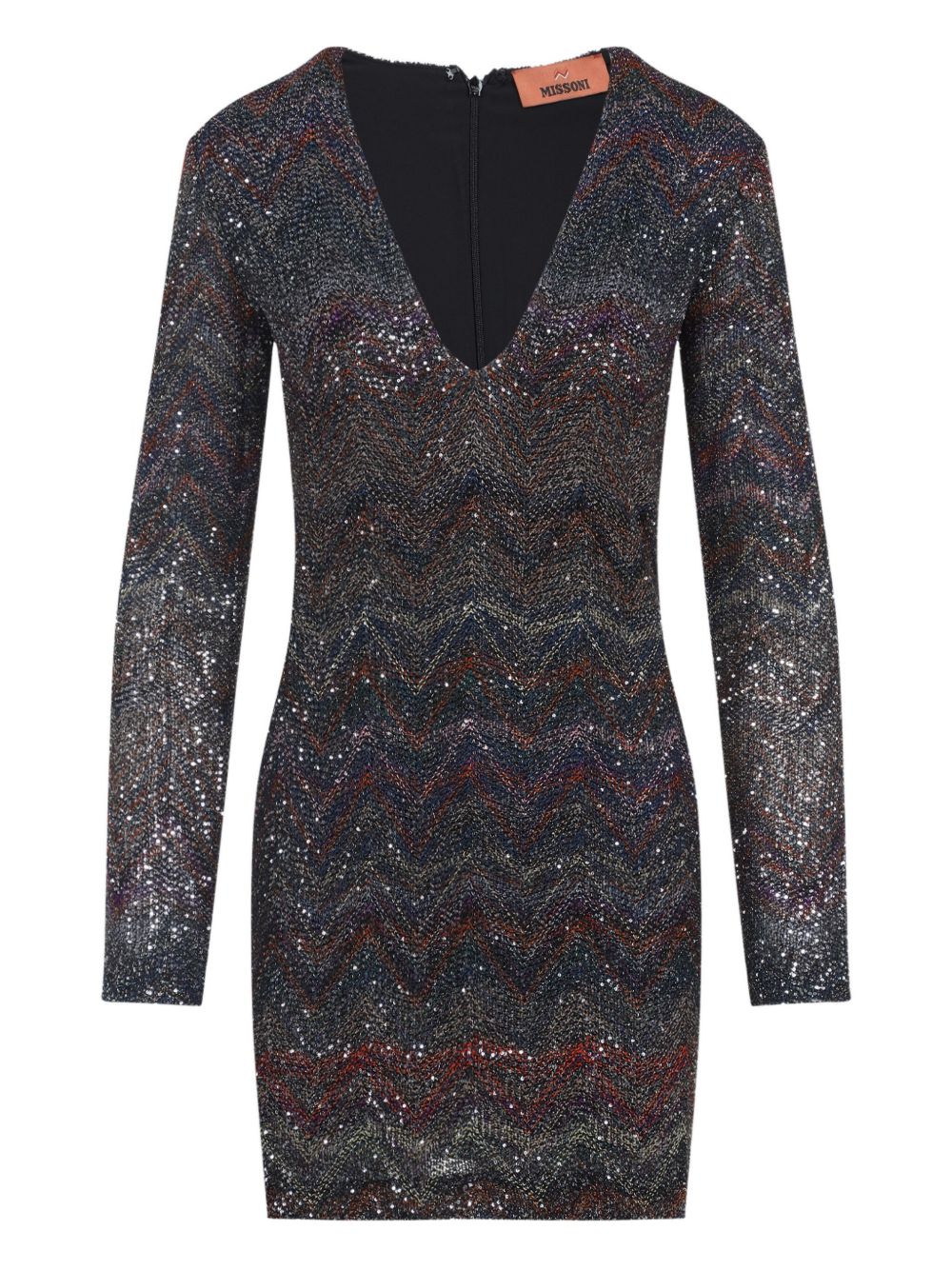 Missoni V-necked short dress