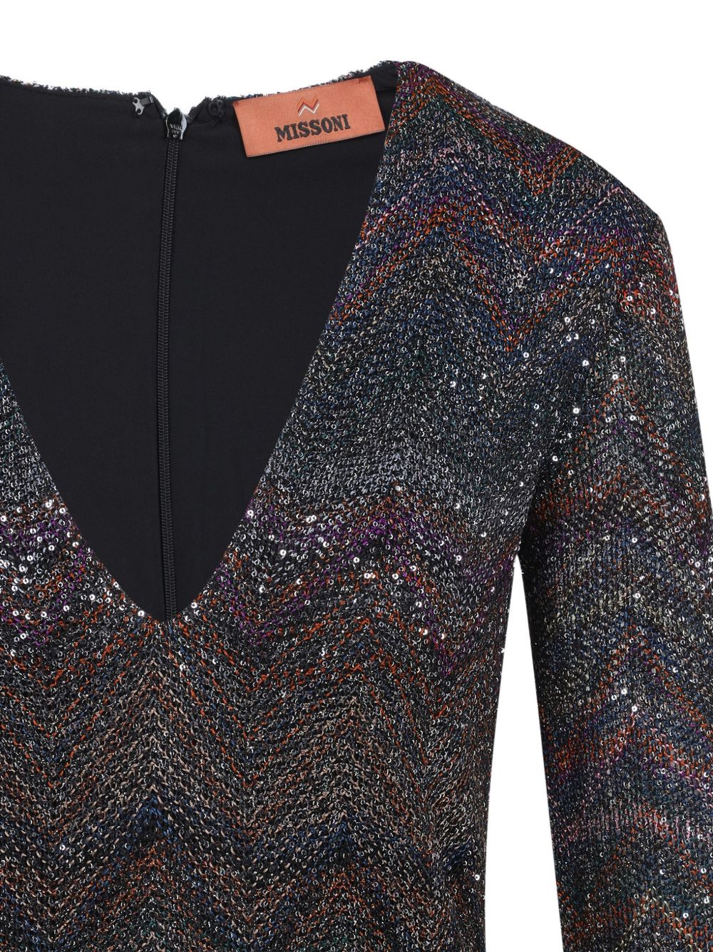 Missoni V-necked short dress