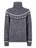 Parosh Wool turtle-neck jumper