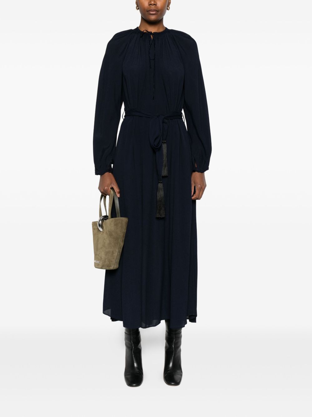 Forte Forte Crepe de chine long dress