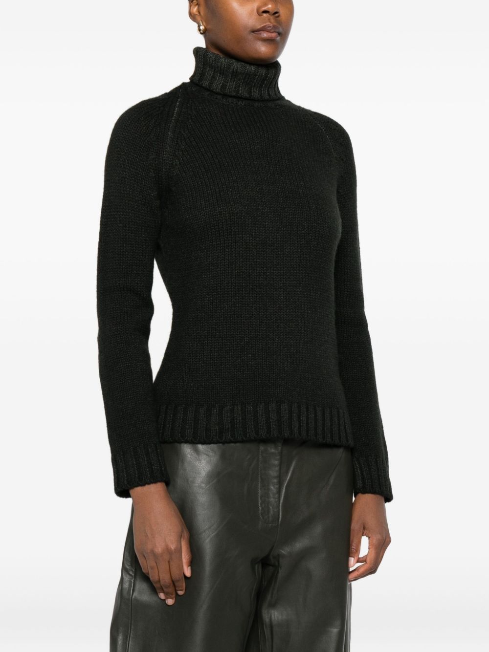 Base Wool turtle-neck jumper