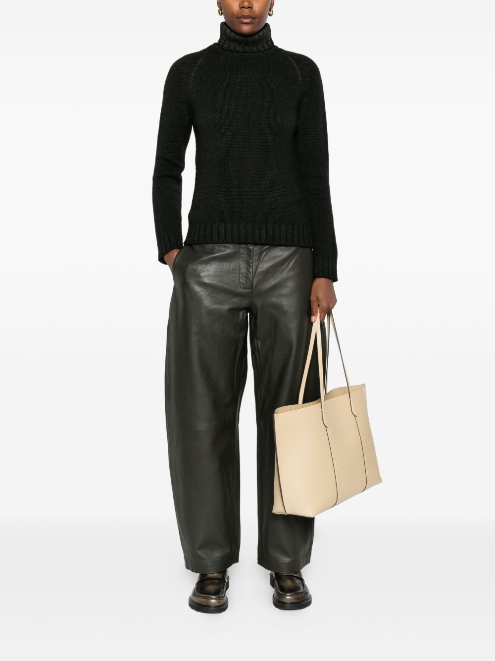 Base Wool turtle-neck jumper