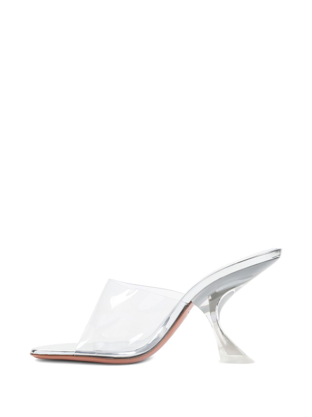 Amina Muaddi Taylor Glass Slipper 90 Transparent Pvc