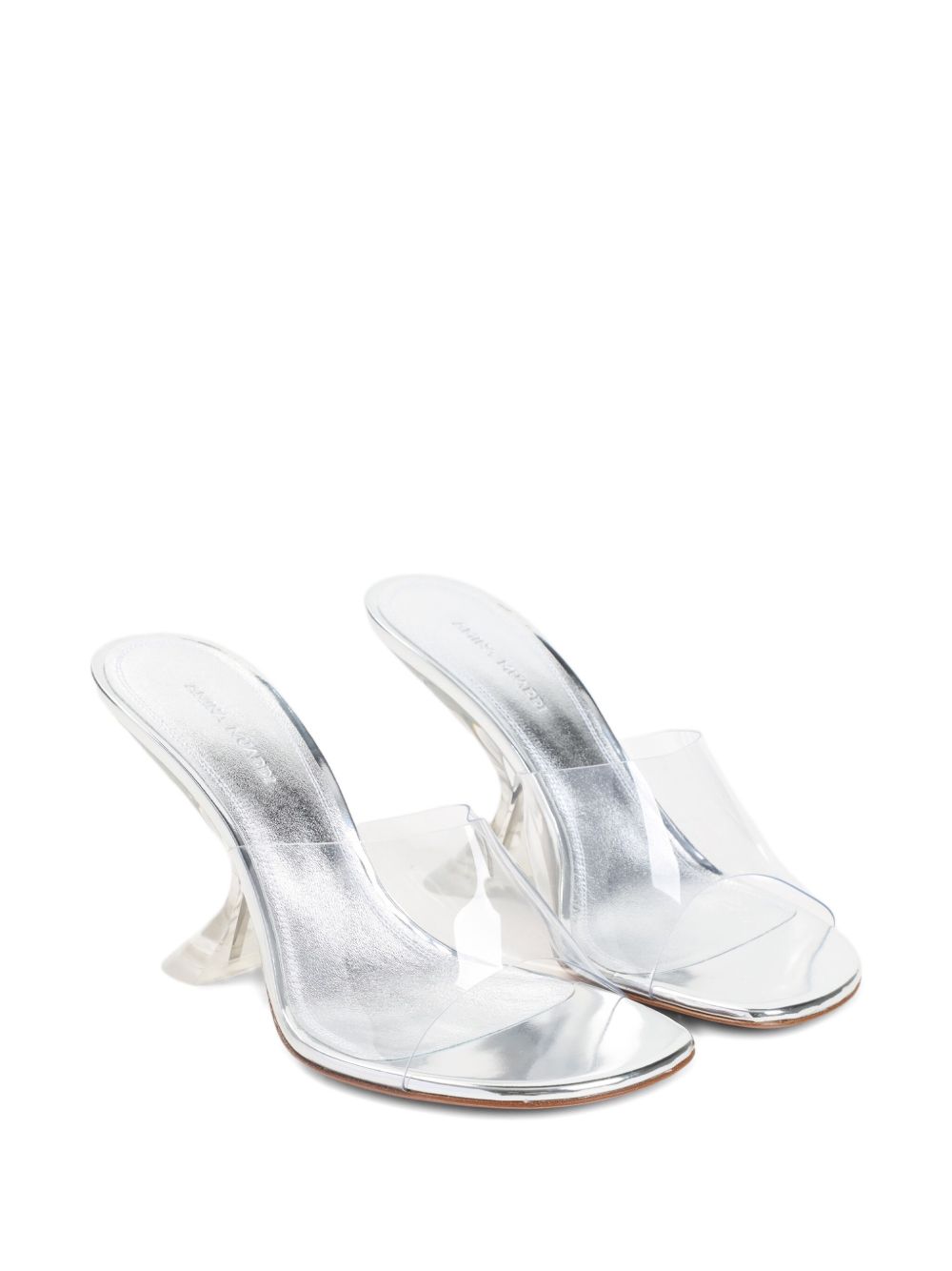 Amina Muaddi Taylor Glass Slipper 90 Transparent Pvc