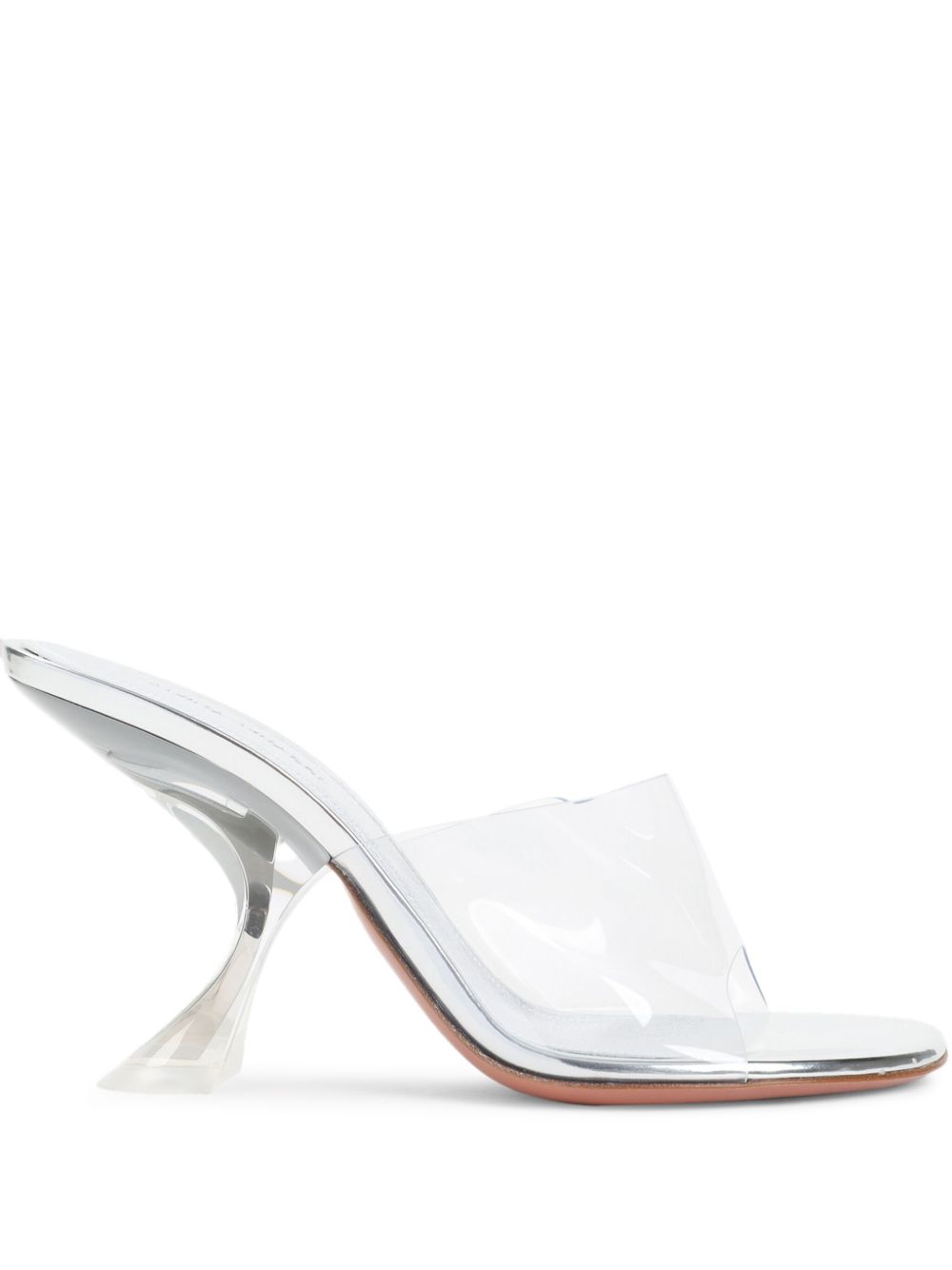 Amina Muaddi Taylor Glass Slipper 90 Transparent Pvc