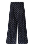 Tory Burch Jacquard silk trousers