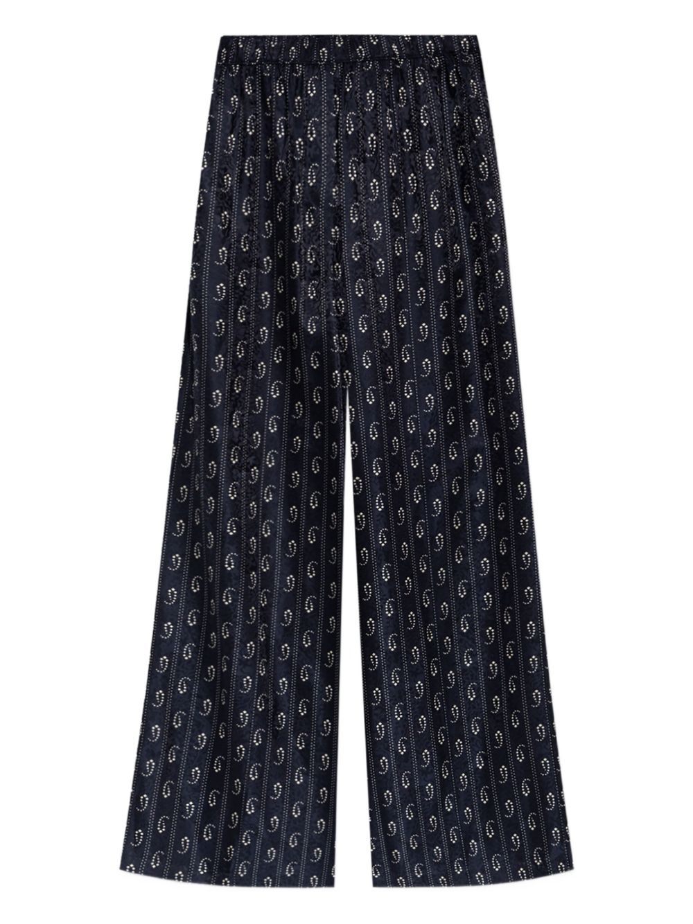 Tory Burch Jacquard silk trousers