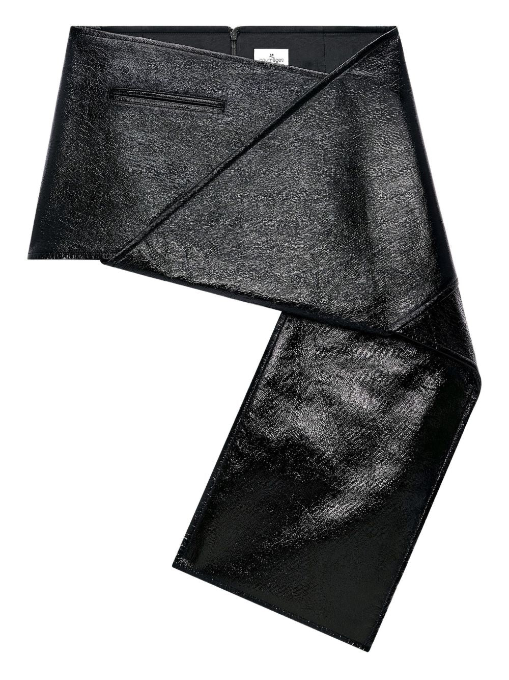 Courreges Vinyl mini skirt