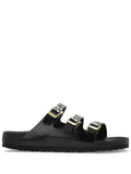 Birkenstock Florida Fresh Natural Leather Patent Sandals