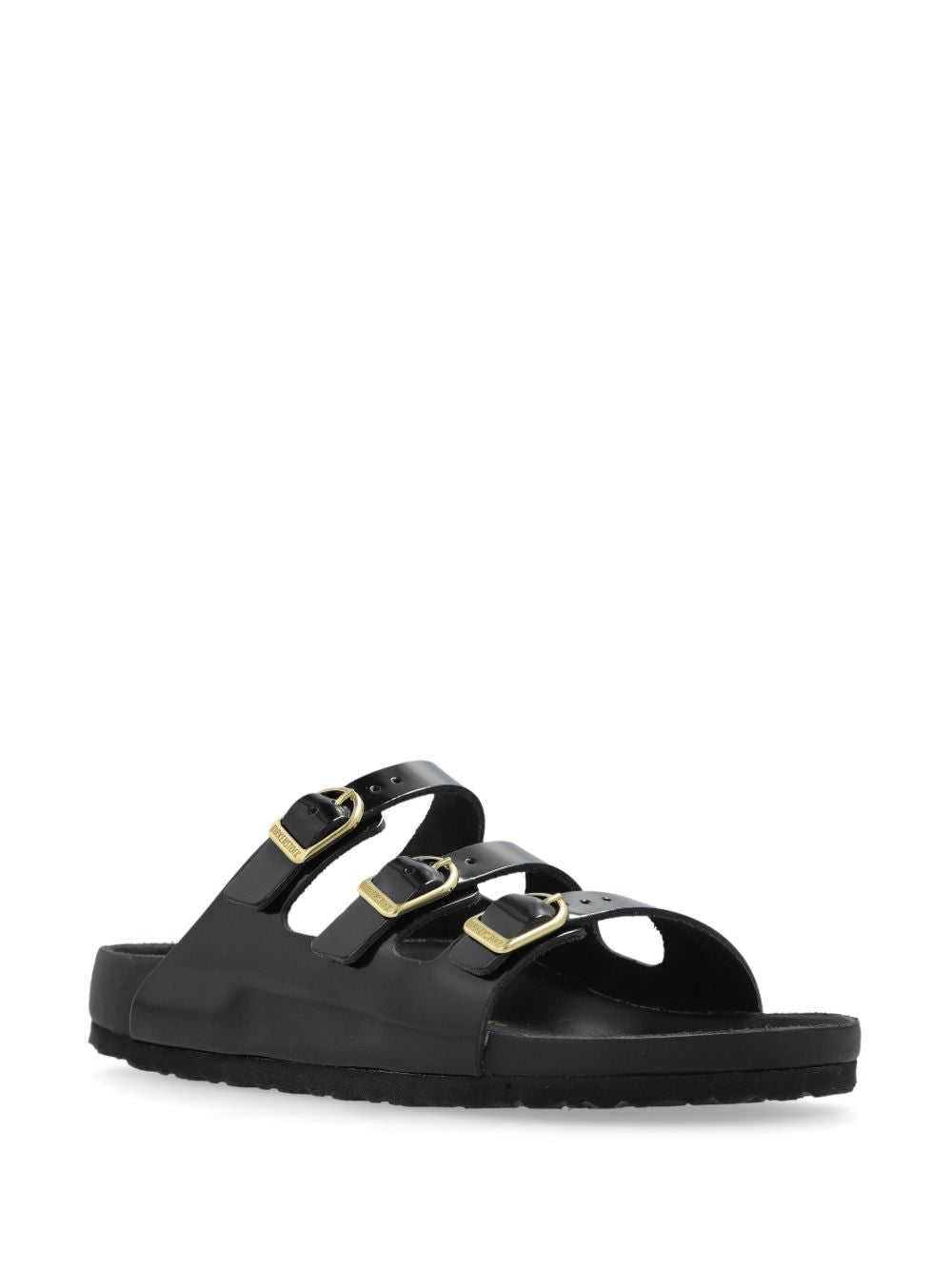 Birkenstock Florida Fresh Natural Leather Patent Sandals