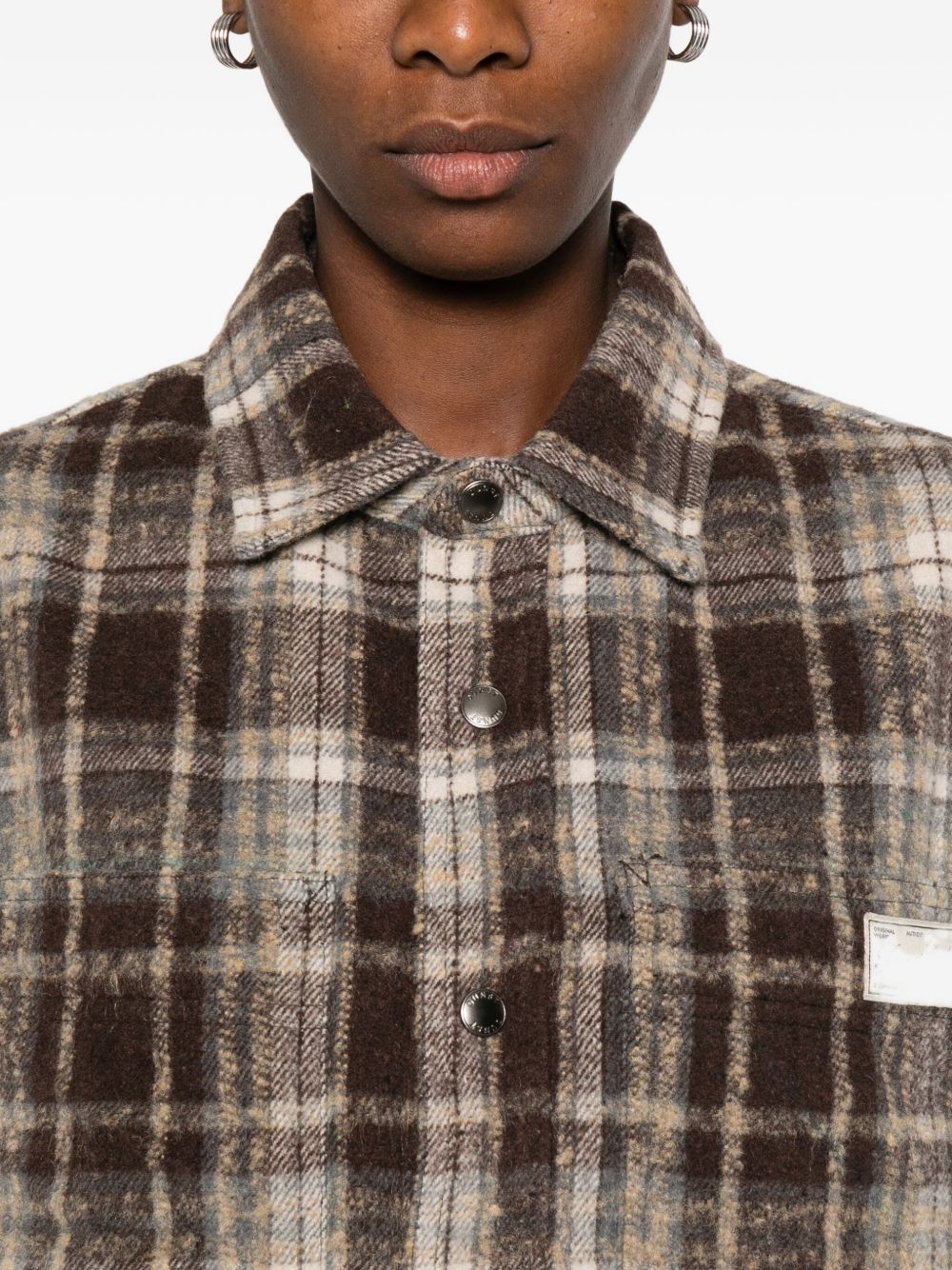 Dunst Flannel checked shirt