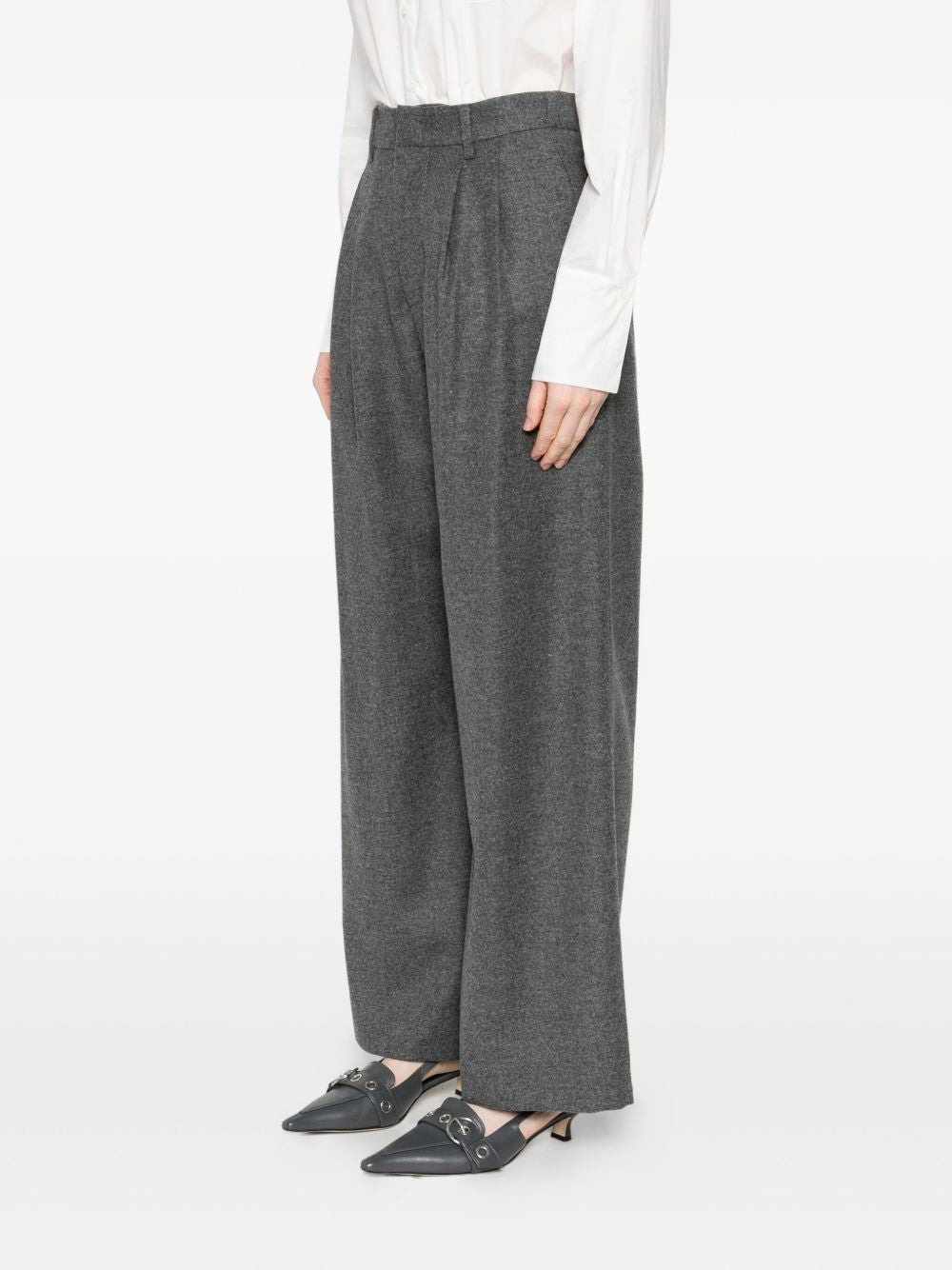 Susanne Bommer Cotton blend trousers