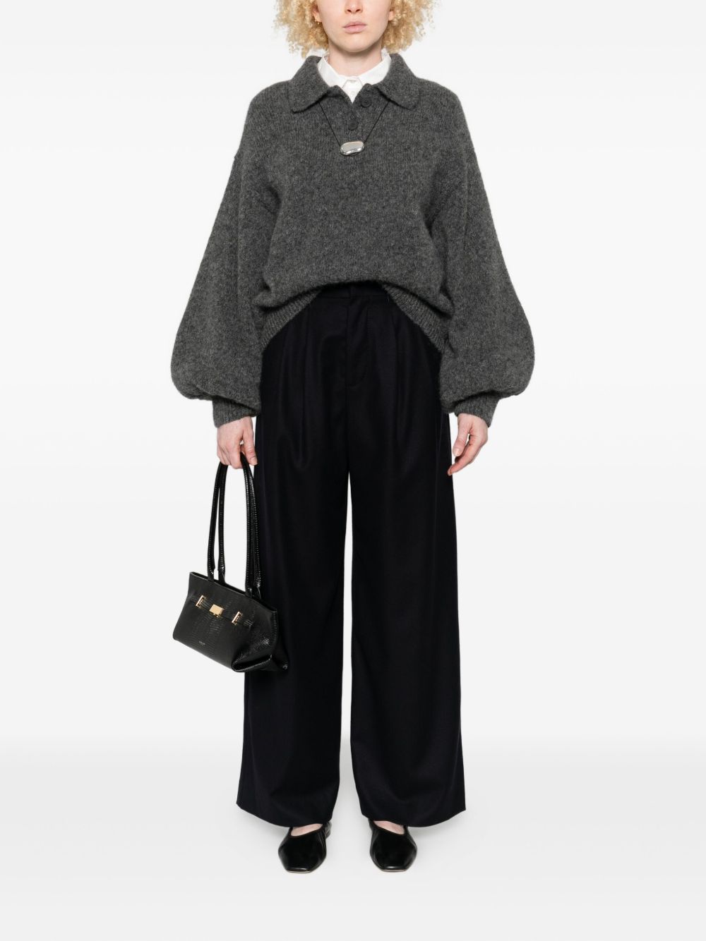 Susanne Bommer Silk blend trousers