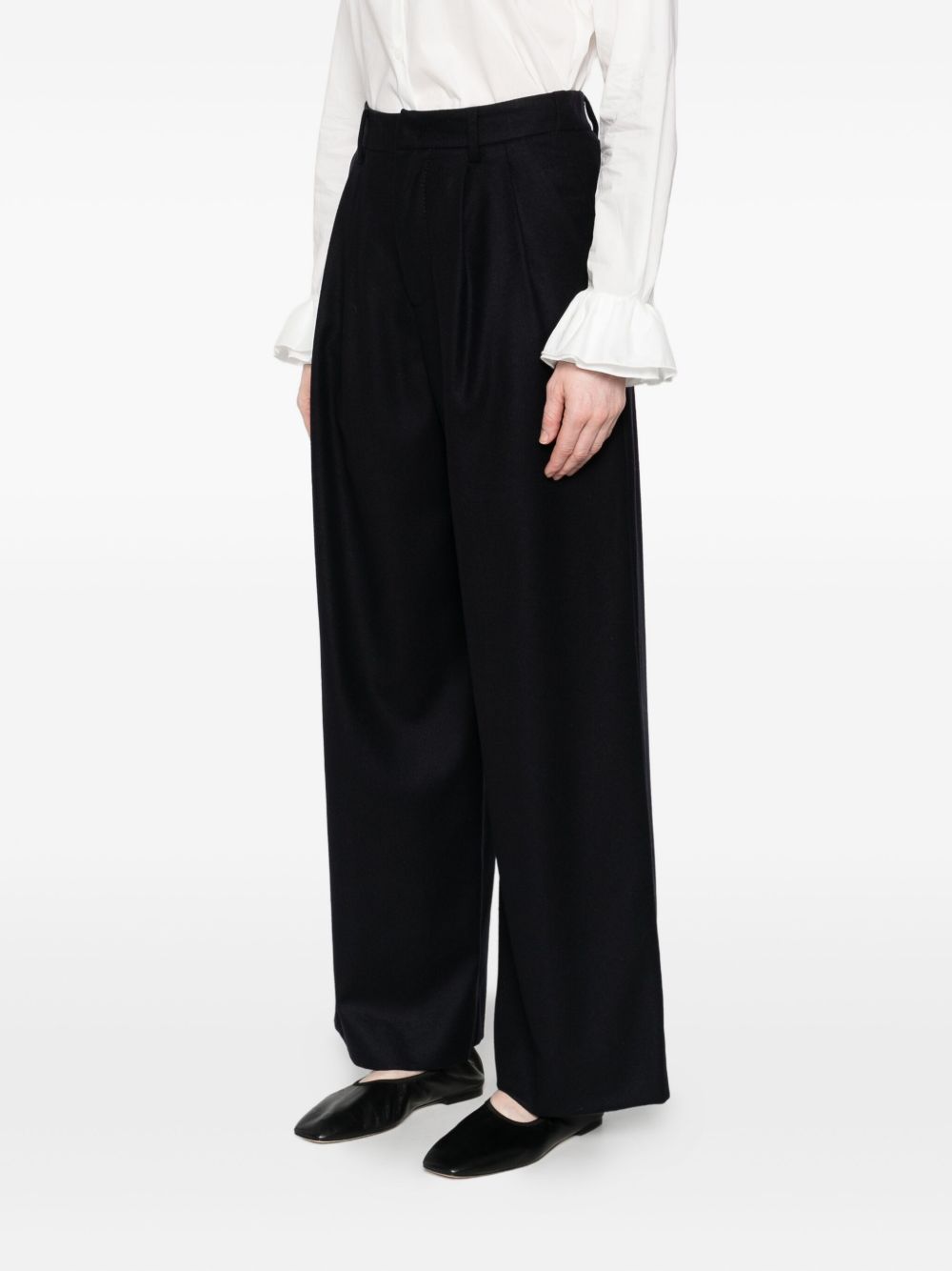 Susanne Bommer Silk blend trousers