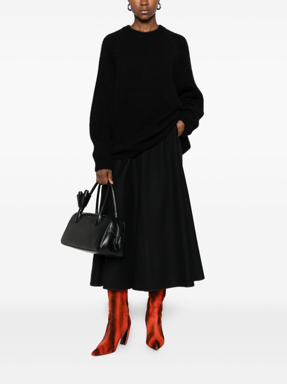 Susanne Bommer Cotton midi skirt