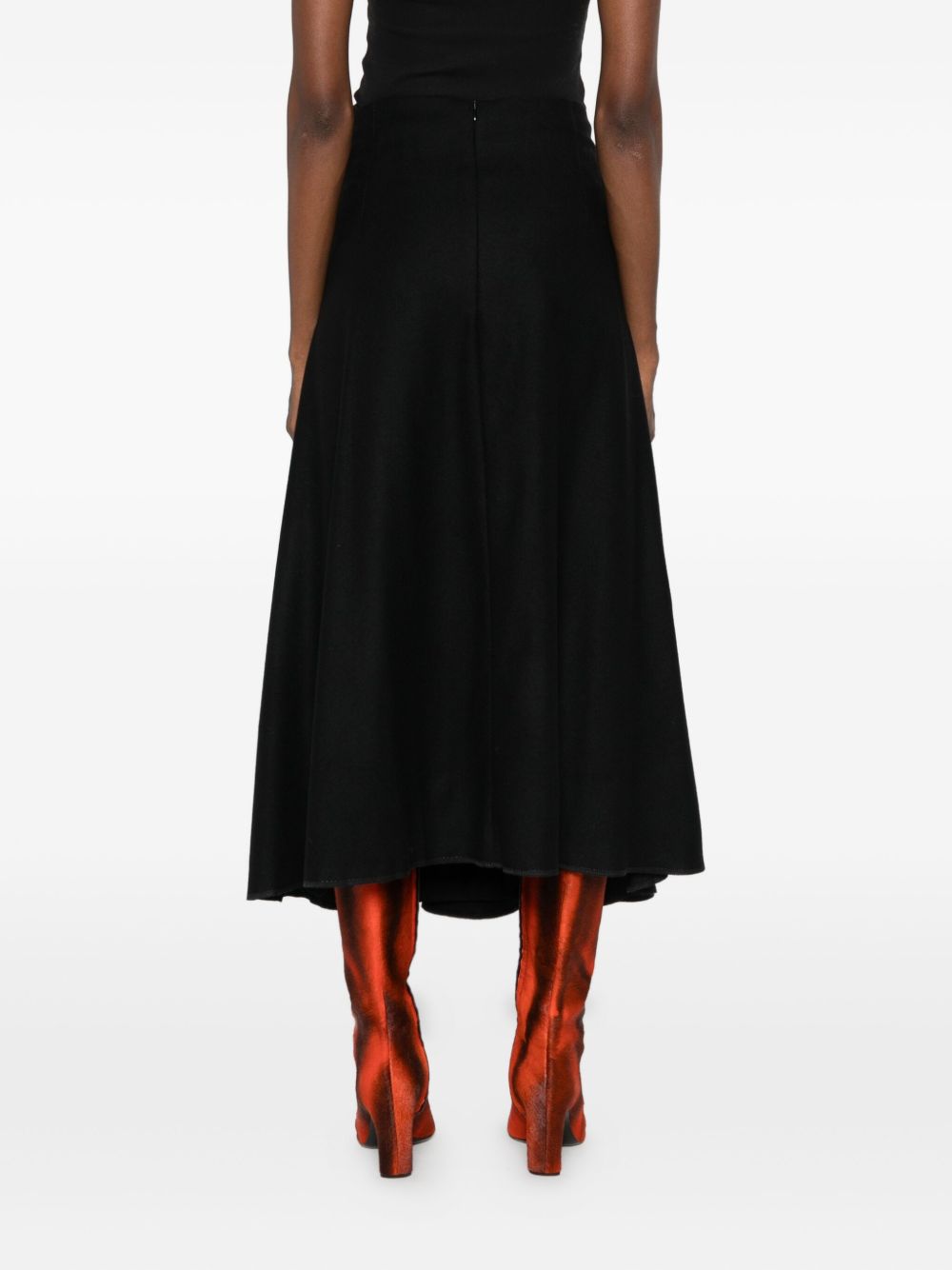 Susanne Bommer Cotton midi skirt