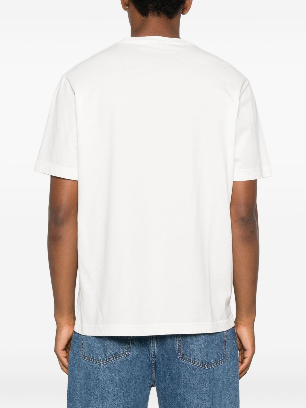 Autry X Maison Kitsune Logo cotton t-shirt