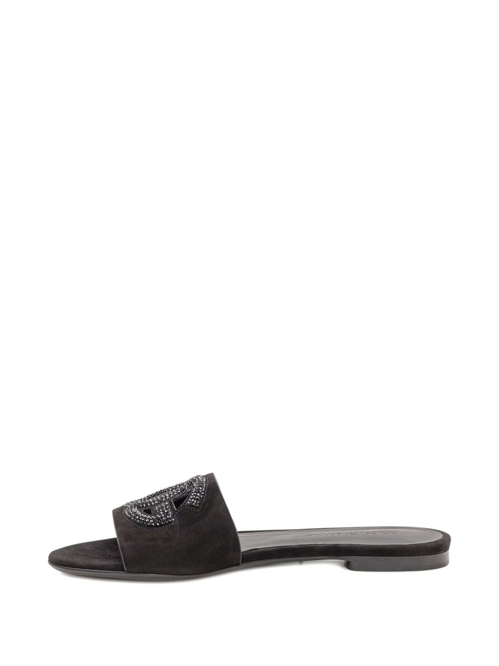 Dolce & Gabbana Suede and thermo-rhinestone slipper