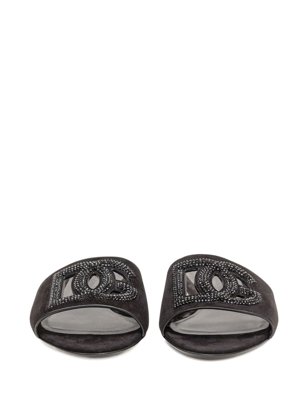 Dolce & Gabbana Suede and thermo-rhinestone slipper