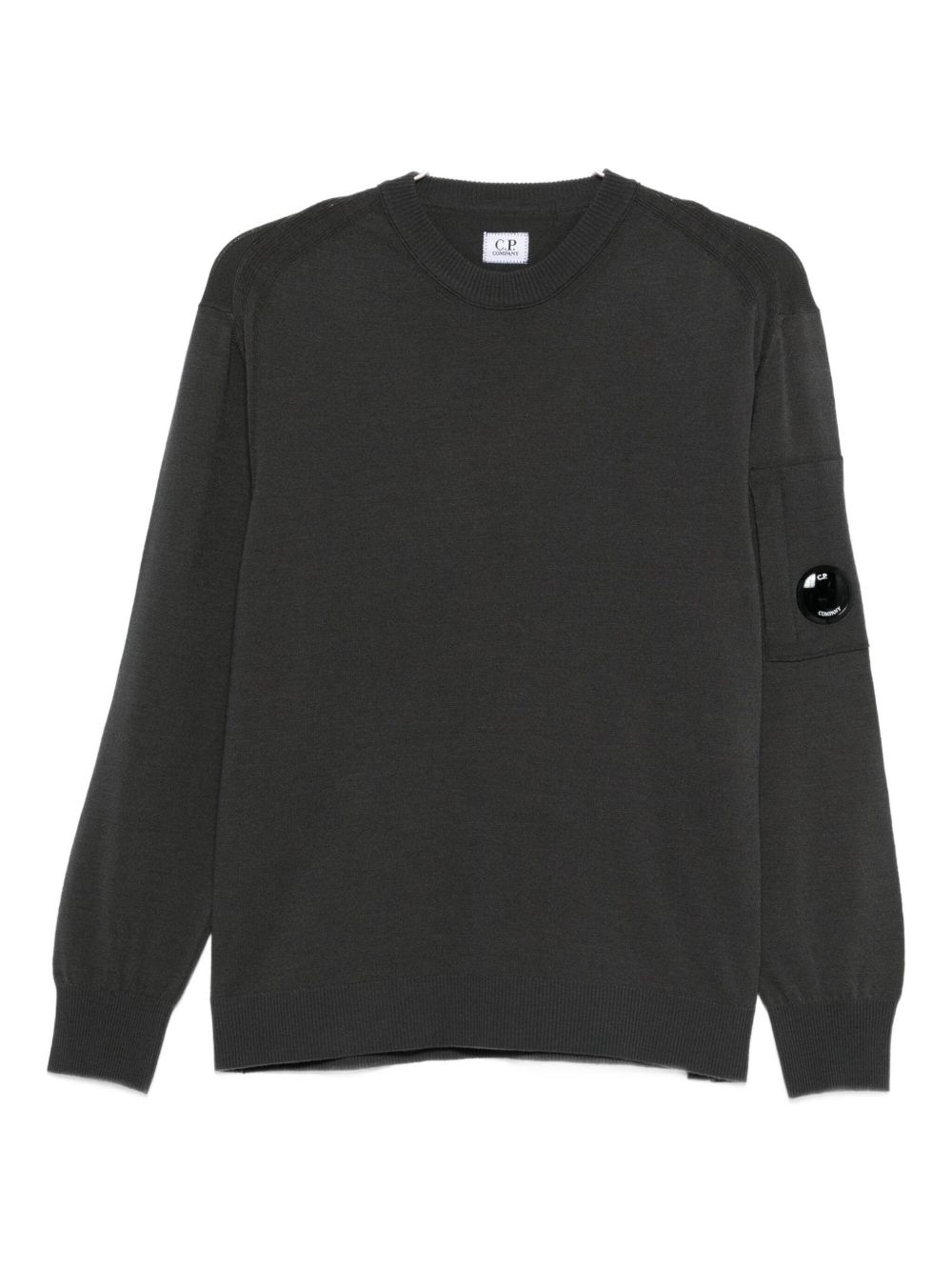 C.P. Company Logo wool crewneck sweater