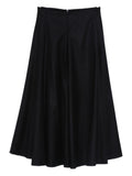 Susanne Bommer A-line design Cotton midi skirt