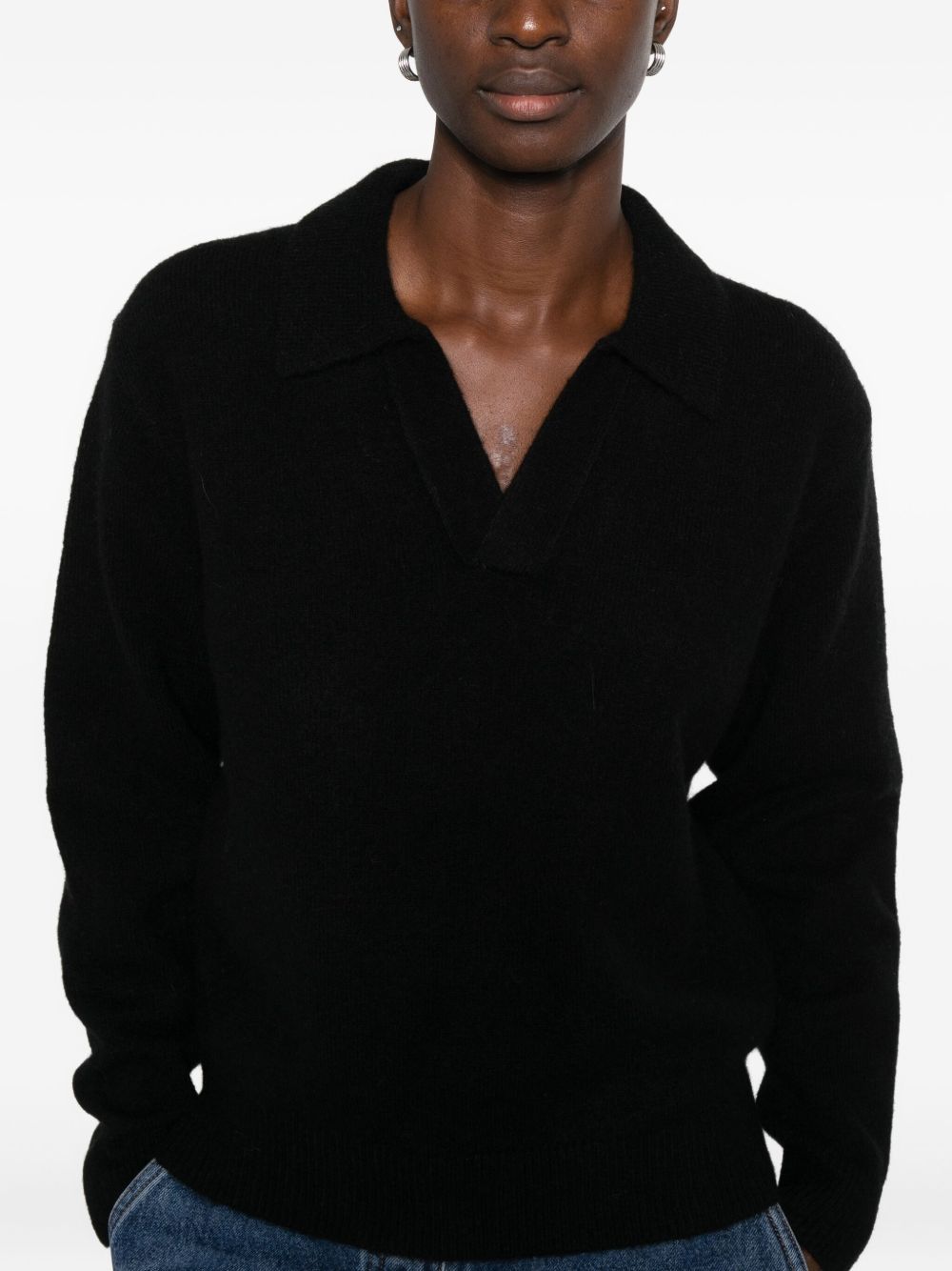 Dunst Wool blend polo sweater