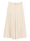 Zimmermann Belted Wide-Leg Wool Blend Trousers