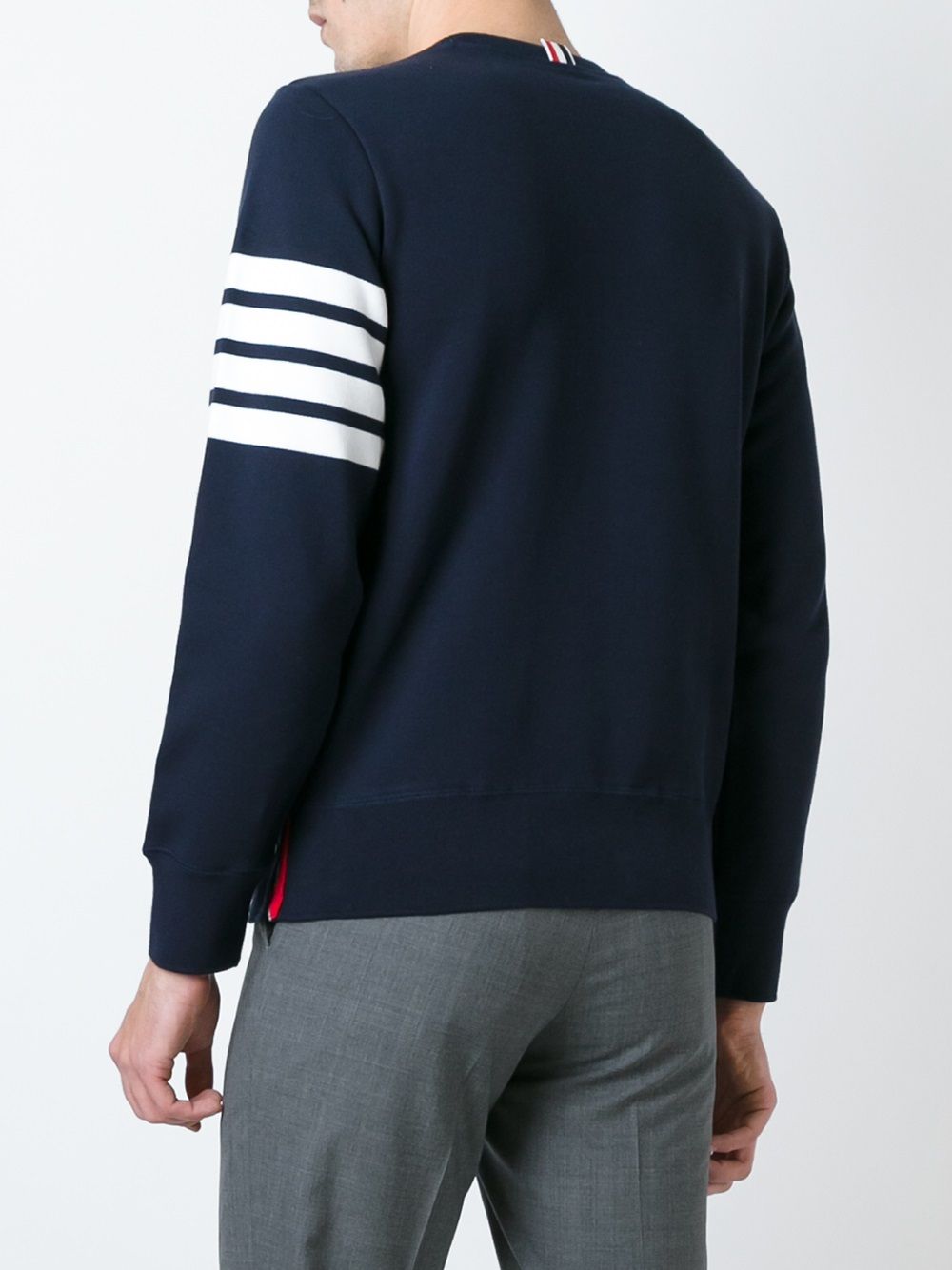 Thom Browne Relaxed fit Crafted in Japan Cotton crewneck sweatshirt