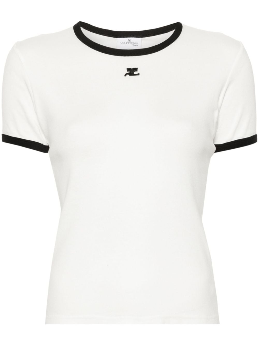 Courreges Pre Logo cotton t-shirt