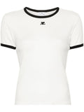 Courreges Pre Logo cotton t-shirt