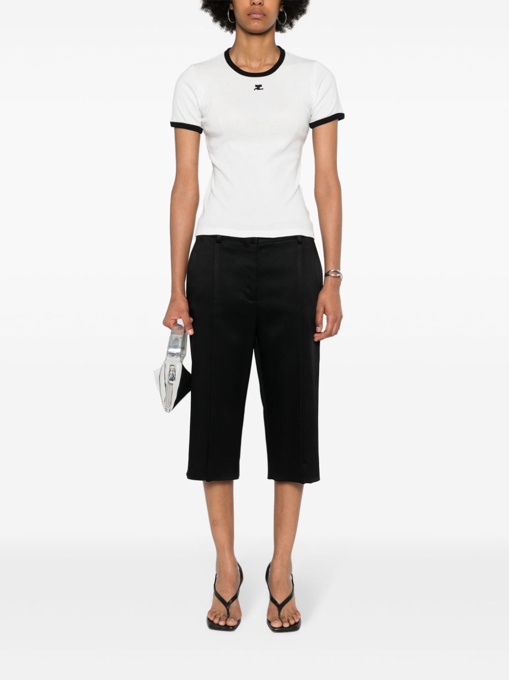 Courreges Pre Logo cotton t-shirt