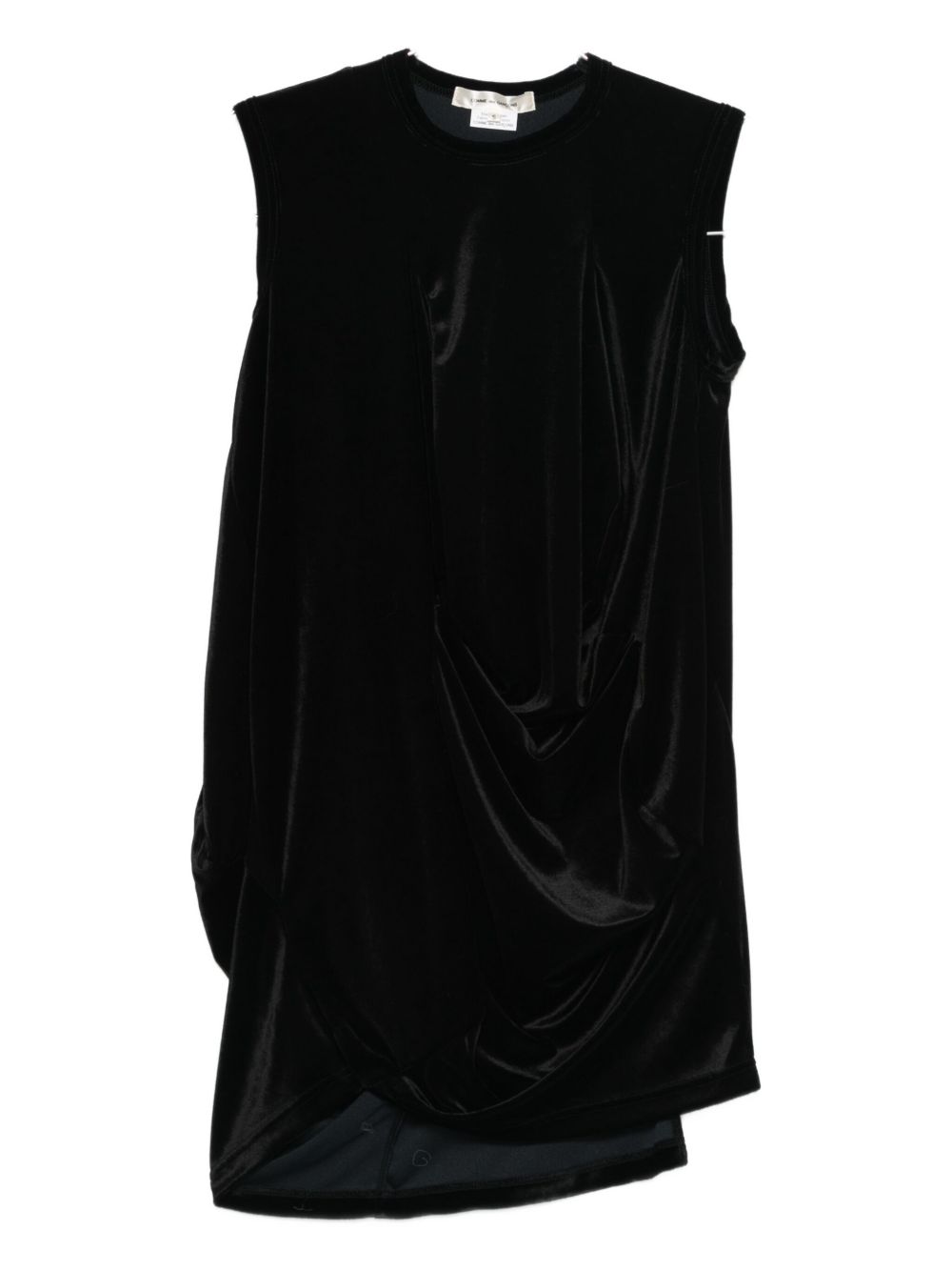 Comme Des Garcons Comme Des GarÃ§ons Draped Sleeveless Top