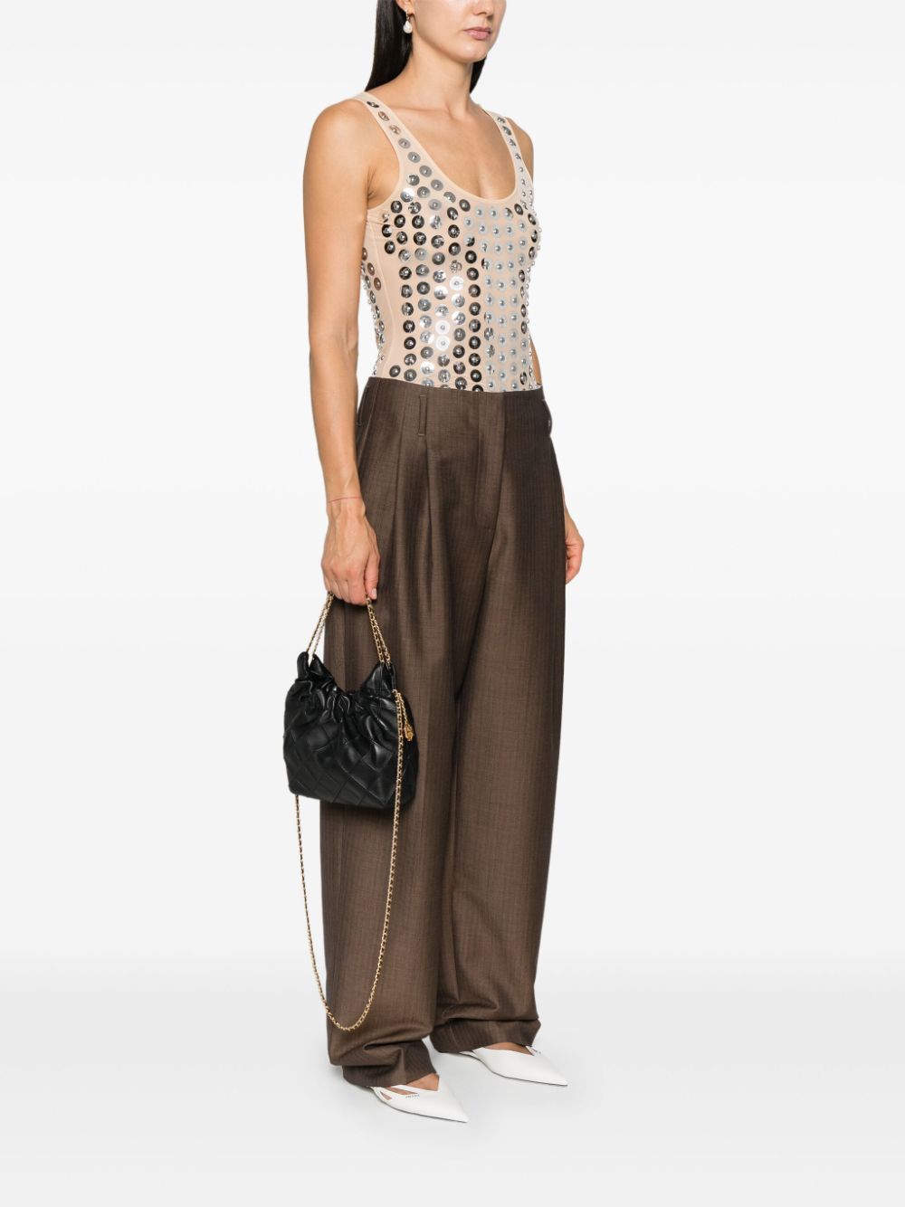 Tory Burch Fleming Mini Drawstring Bag