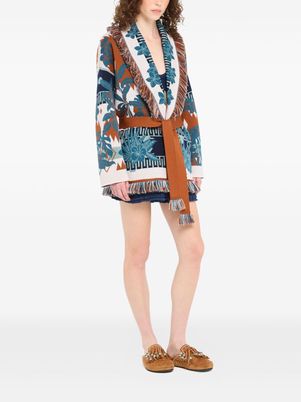 Alanui Island Soul wool cardigan