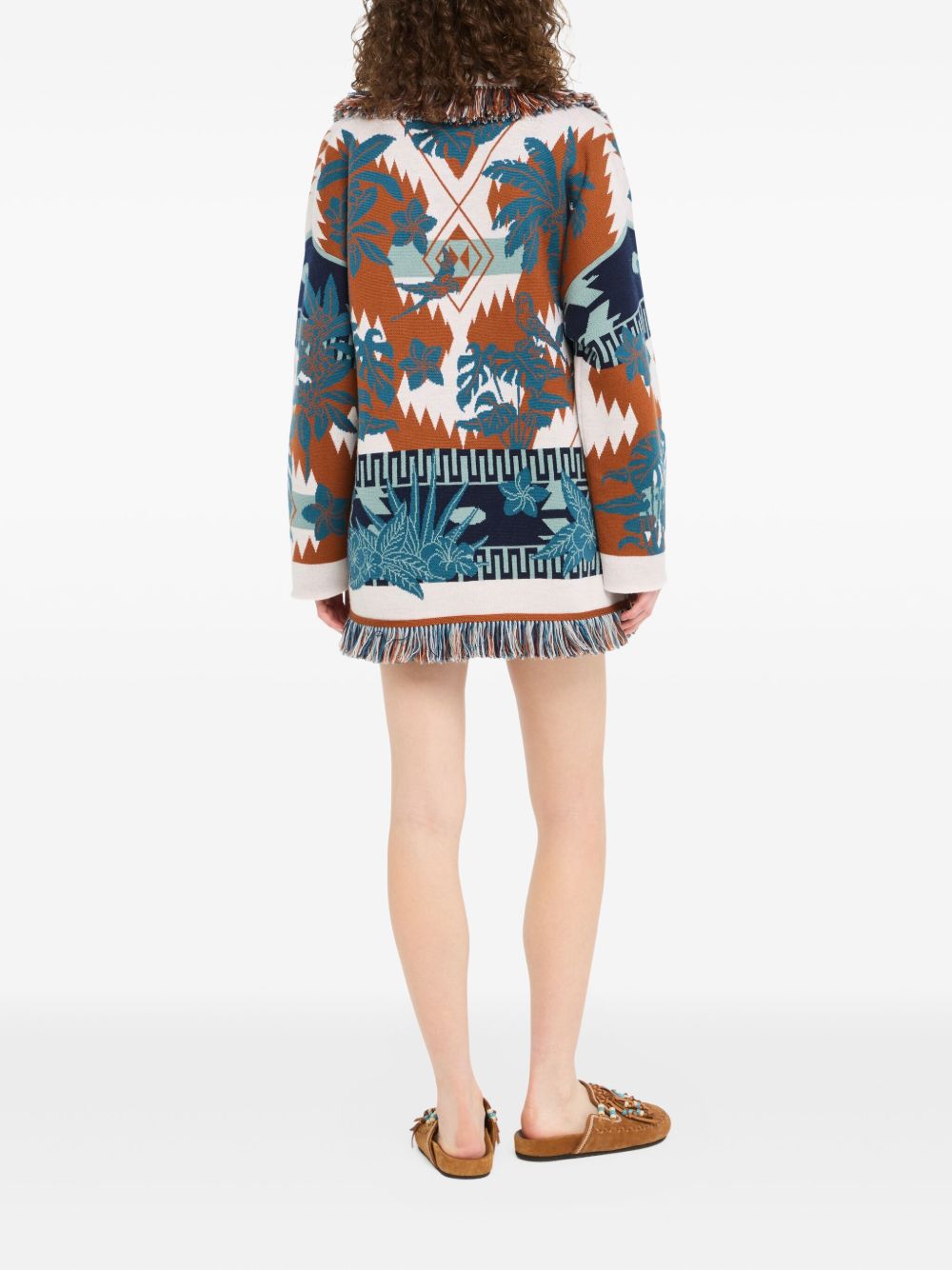 Alanui Island Soul wool cardigan