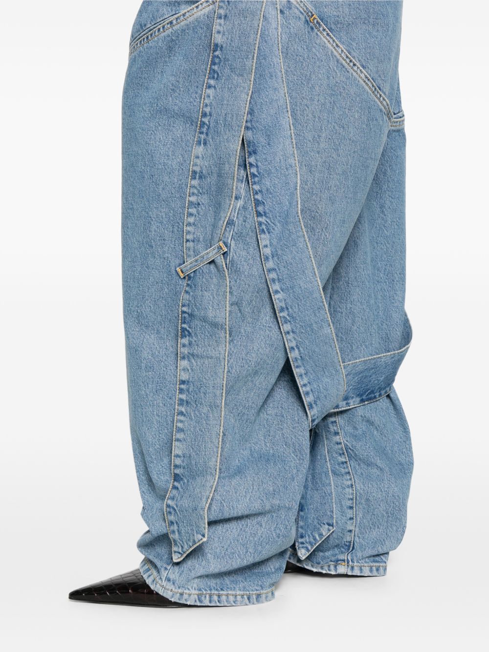 The Attico Denim cotton jeans