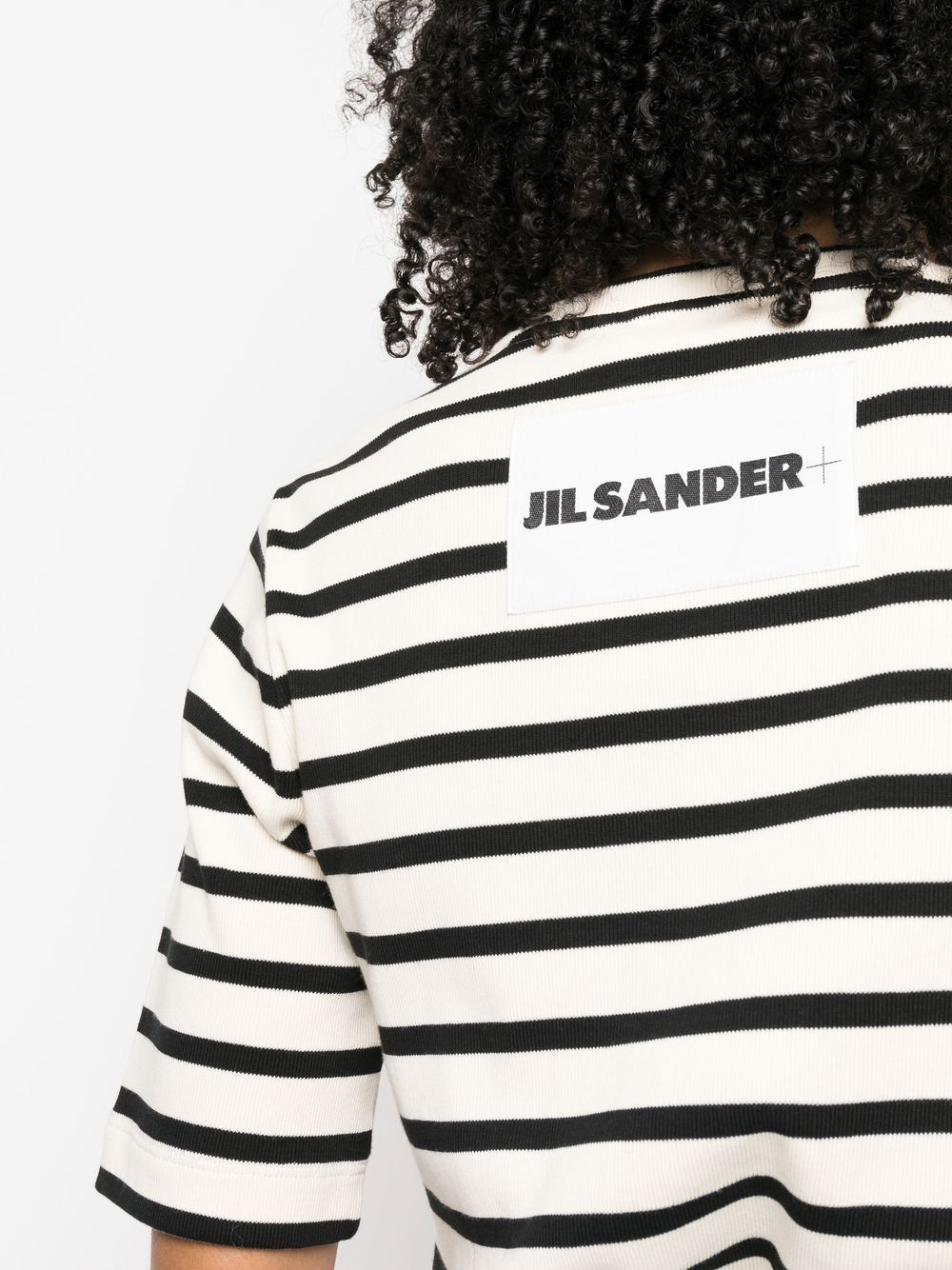 Jil Sander Plus Striped cotton t-shirt