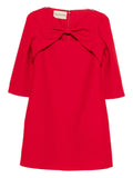 Valentino Wool and silk mini dress